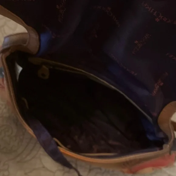 Anuschka Flying Jewels Small Ruched Flap Boho Shoulder Bag Limited Ed, Like New - Picture 11 of 14